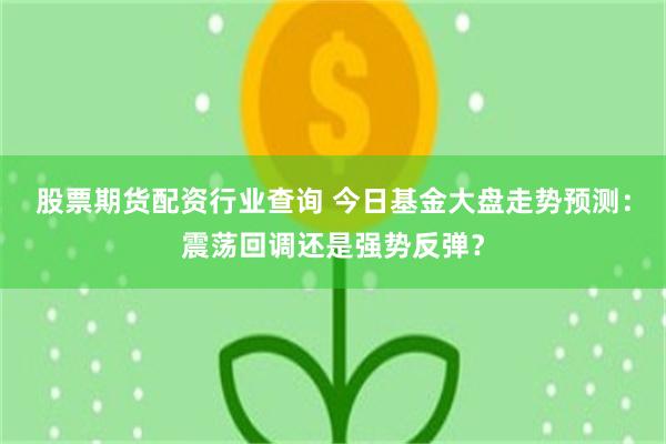 股票期货配资行业查询 今日基金大盘走势预测：震荡回调还是强势反弹？