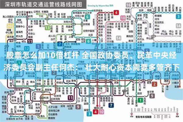 股票怎么加10倍杠杆 全国政协委员、民革中央经济委员会副主任何杰： 壮大耐心资本需要多管齐下