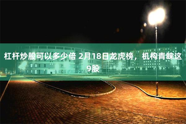 杠杆炒股可以多少倍 2月18日龙虎榜，机构青睐这9股