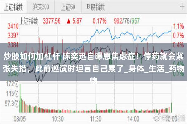 炒股如何加杠杆 陈奕迅自曝患焦虑症！停药就会紧张失措，此前巡演时坦言自己累了_身体_生活_药物